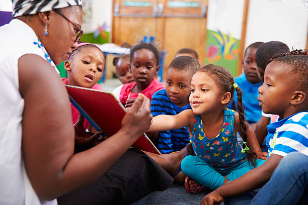 Children in a classroom